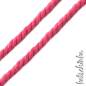 Preview: Gedrehte #Kordel rund 10 mm fuchsia
